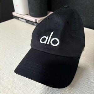 ALO Yoga Black Baseball Cap Hat